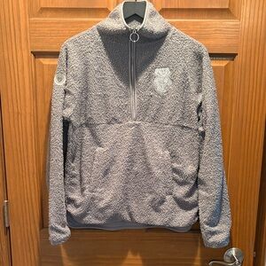 Colosseum Gray Half-Zip Sweatshirt